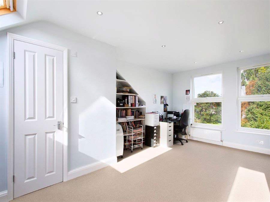 Loft conversion with fire door