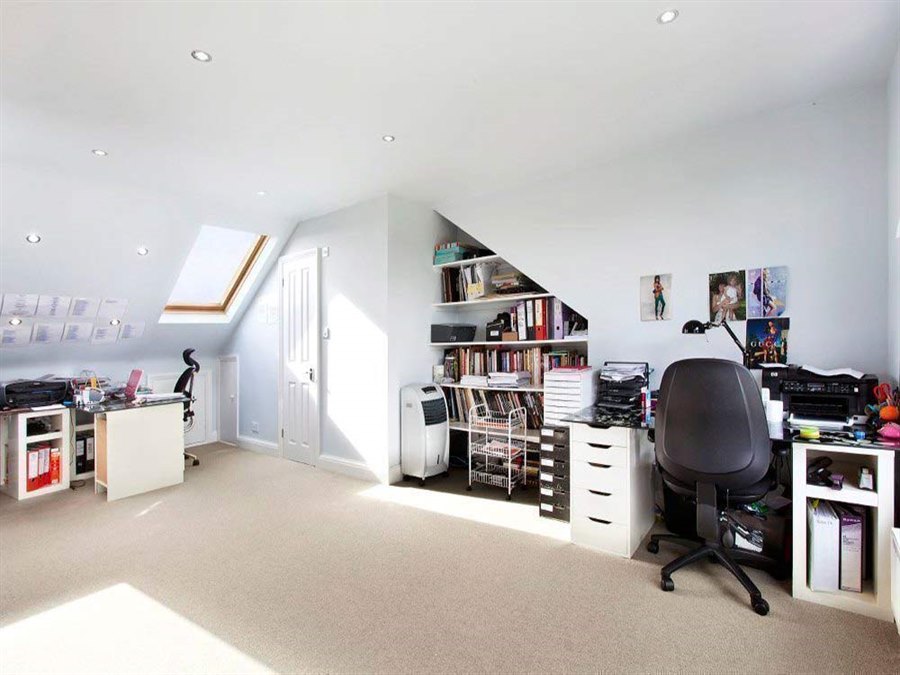 loft conversion home office example